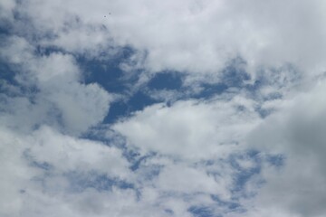 blue sky with clouds