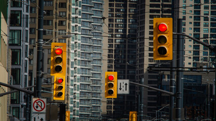 Array of traffic lights
