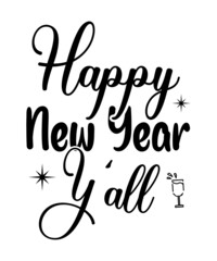 New Years SVG Bundle, New Year's Eve Quote, Cheers 2022 Saying, Nye Decor, Happy New Year Clip Art,Happy New Year SVG Bundle Cut Files, Hello 2022 Svg, New Year Decoration, New Year Sign, Silhouette C