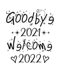 New Years SVG Bundle, New Year's Eve Quote, Cheers 2022 Saying, Nye Decor, Happy New Year Clip Art,Happy New Year SVG Bundle Cut Files, Hello 2022 Svg, New Year Decoration, New Year Sign, Silhouette C