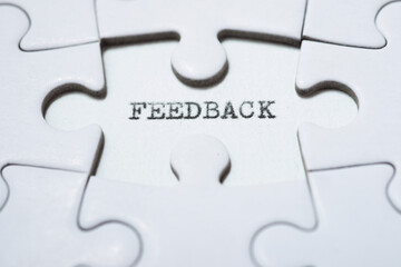 Fototapeta premium Feedback concept view