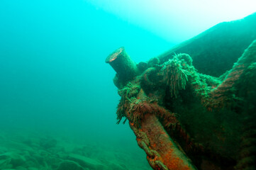 Bow from a Great Lakes shipwreck found in Lake Superior