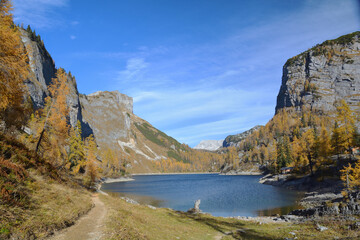 Lahngangsee am Weg zur Pühringerhütte