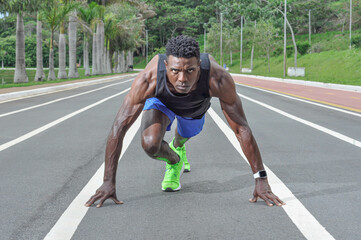 Black Man Atlete