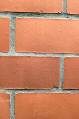 red brick wall texture cement building