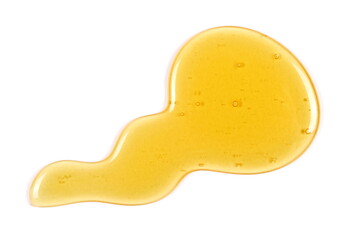 Honey isolated on white background, top view © dule964