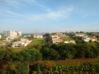 Top view of the city of Olympia. Interior of São Paulo - Brazil.