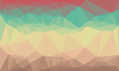 Fototapeta premium vibrant creative prismatic background with polygonal pattern
