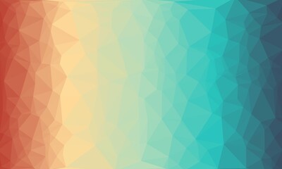 Obraz premium vibrant minimal multicolored polygonal background