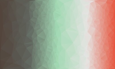 Obraz premium vibrant creative prismatic background with polygonal pattern