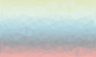 vibrant colorful geometric background with mosaic design