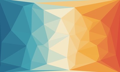 vibrant minimal multicolored polygonal background