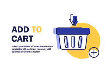 Add to cart icon. Shopping Cart icon. vector illustration