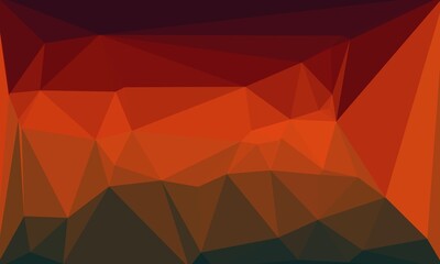 Obraz premium vibrant abstract colorful polygonal background