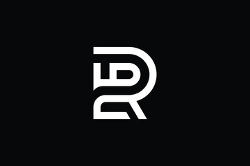 DR logo letter design on luxury background. RD logo monogram initials letter concept. DR icon logo design. RD elegant and Professional letter icon design on black background. D R RD DR