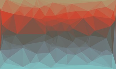 Obraz premium vibrant colorful geometric background with mosaic design