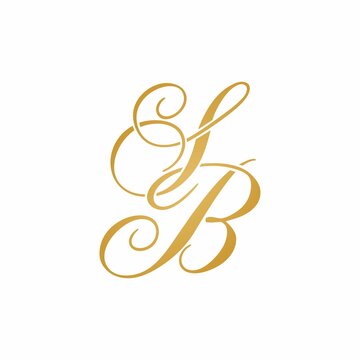 majestic gold SB initials logo