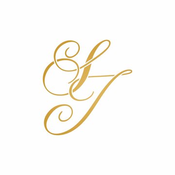 Majestic Gold SJ Initials Logo