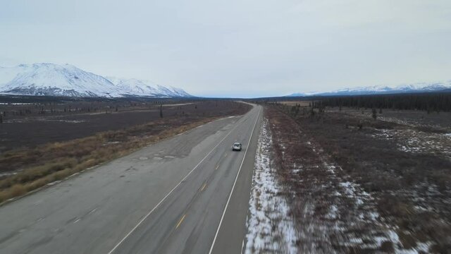 Road trip vacation dron  r