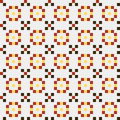 Abstract Cross Pattern generative computational art illustration