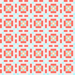 Abstract Cross Pattern generative computational art illustration