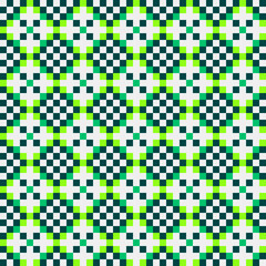 Abstract Cross Pattern generative computational art illustration