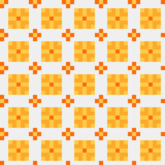 Abstract Cross Pattern generative computational art illustration