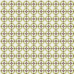 Fototapeta premium Abstract Cross Pattern generative computational art illustration