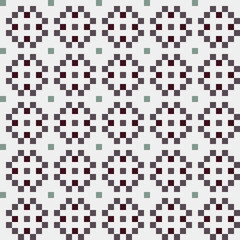 Fototapeta premium Abstract Cross Pattern generative computational art illustration