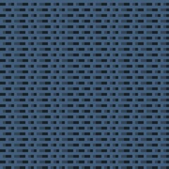 Blue brick pattern pixel art. Vector picture.