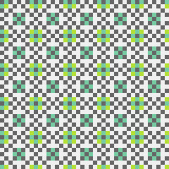Abstract Cross Pattern generative computational art illustration