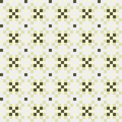 Fototapeta premium Abstract Cross Pattern generative computational art illustration