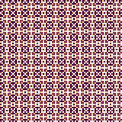 Abstract Cross Pattern generative computational art illustration