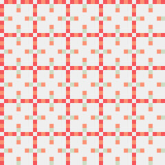 Abstract Cross Pattern generative computational art illustration