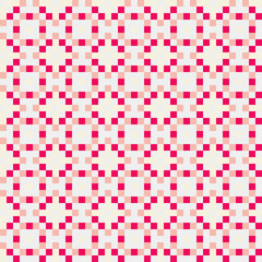 Fototapeta premium Abstract Cross Pattern generative computational art illustration