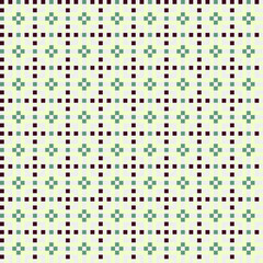 Abstract Cross Pattern generative computational art illustration