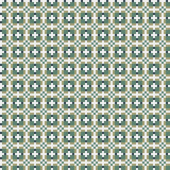 Abstract Cross Pattern generative computational art illustration