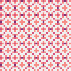 Abstract Cross Pattern generative computational art illustration