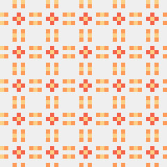 Abstract Cross Pattern generative computational art illustration