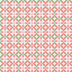 Abstract Cross Pattern generative computational art illustration