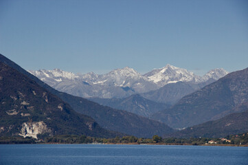 The Alps from Verbania, Lake Maggiore - Italy