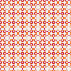 Abstract Cross Pattern generative computational art illustration