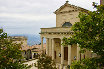 Fototapeta premium Basilica of San Marino - Republic of San Marino