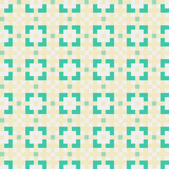 Abstract Cross Pattern generative computational art illustration