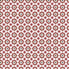 Abstract Cross Pattern generative computational art illustration