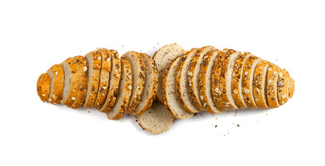 Homemade Sourdough Bread Loaf Slices