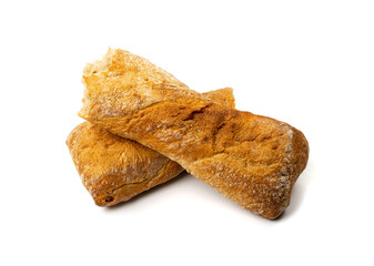 Ciabatta Bread Isolated