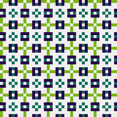 Abstract Cross Pattern generative computational art illustration