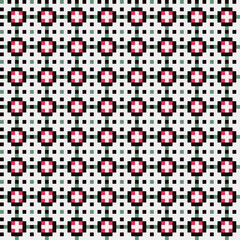 Abstract Cross Pattern generative computational art illustration