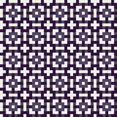 Abstract Cross Pattern generative computational art illustration